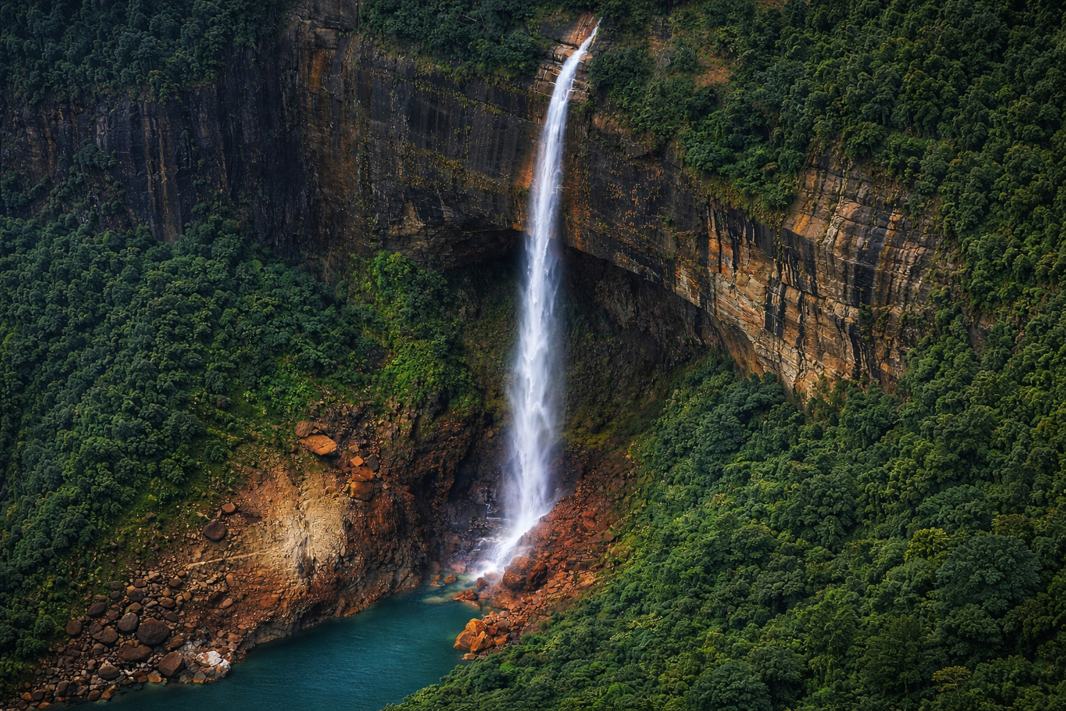 Nohkalikai Falls